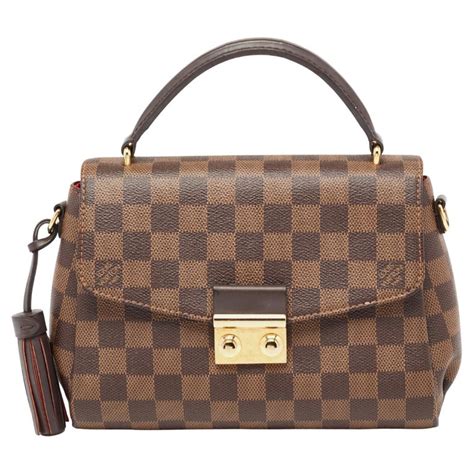 louis vuitton damier ebene canvas croisette bag|Louis Vuitton Damier Ebene crossbody.